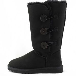 UGG Boots - Bailey Button Triplet 1873 Black - Sz 10